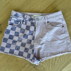 PacSun High-Rise Pastel Lavender Shorts
